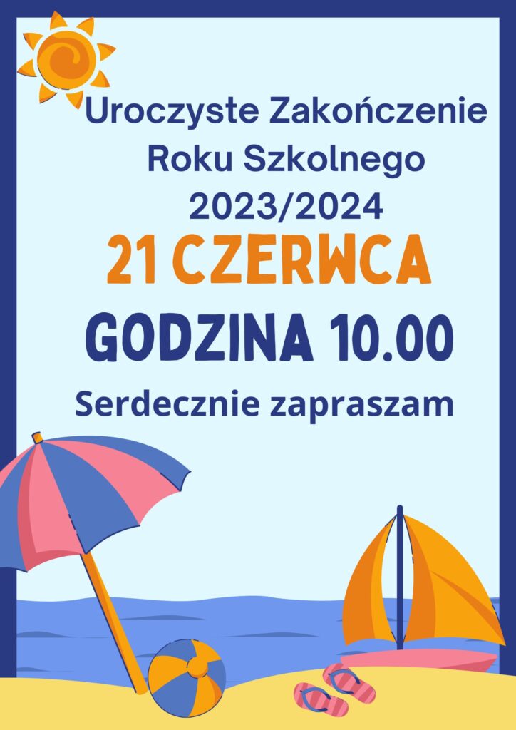 Uroczyste zakończenie roku szkolnego