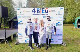 Nauczyciele podczas biegu