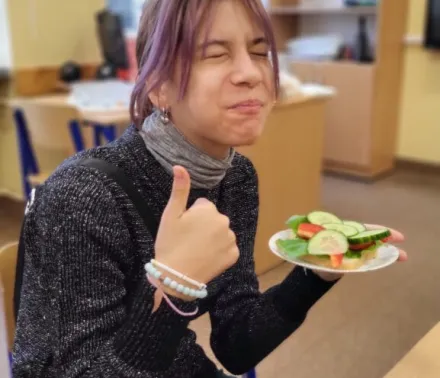 Zdrowe śniadanie w klasie