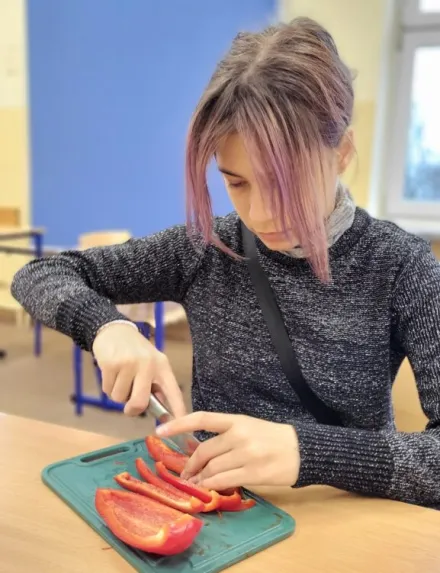 Zdrowe śniadanie w klasie