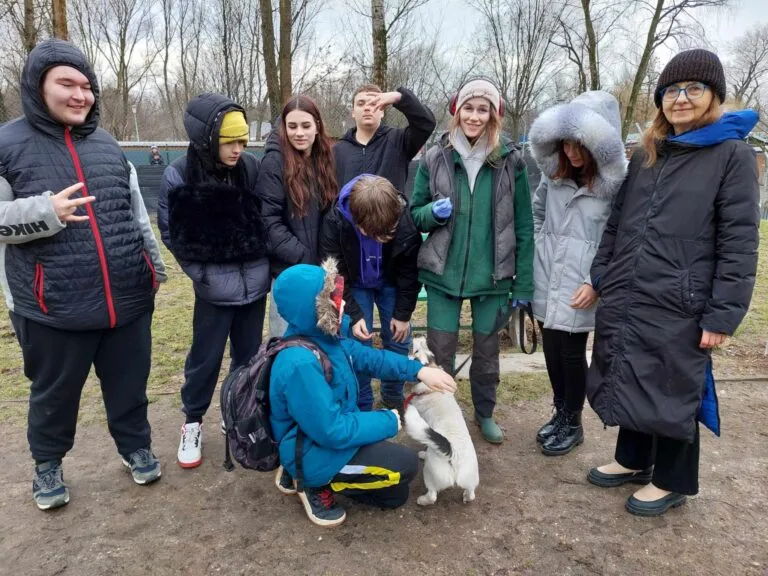 Lekcja w schronisku „ Na Paluchu”