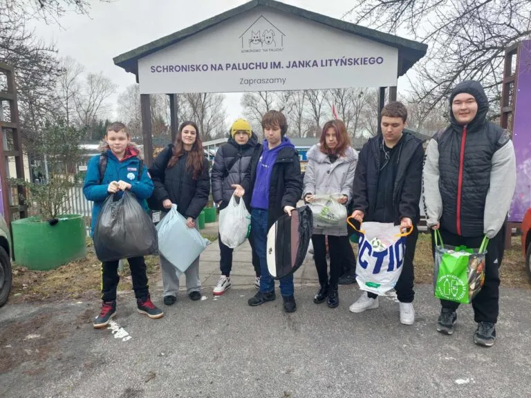 Lekcja w schronisku „ Na Paluchu”