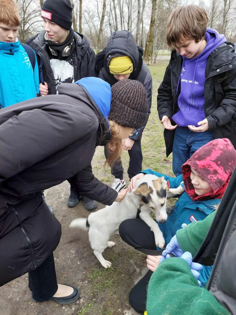 Lekcja w schronisku „ Na Paluchu”