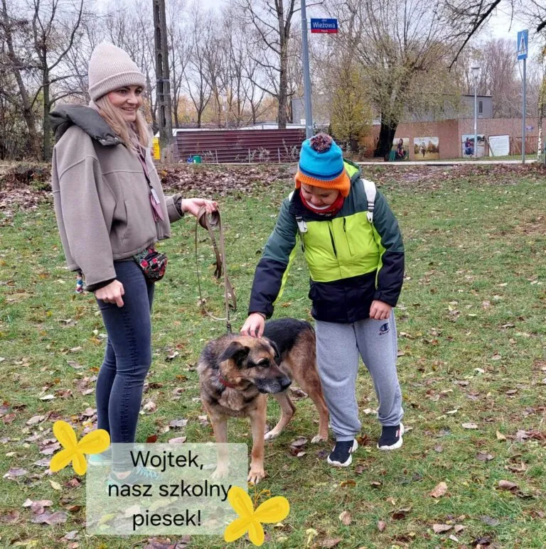 Piesek Wojtek- szkolny podopieczny ze Schroniska na Paluchu :)