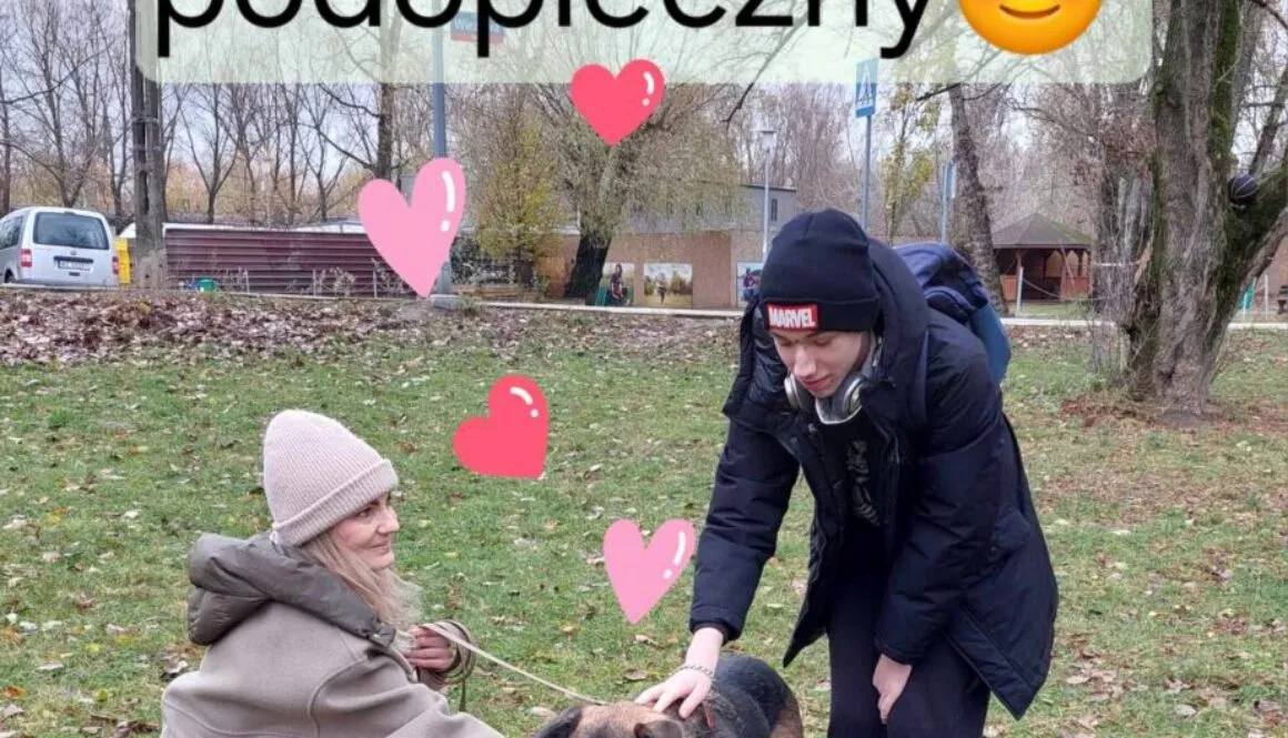 Piesek Wojtek- szkolny podopieczny ze Schroniska na Paluchu :)