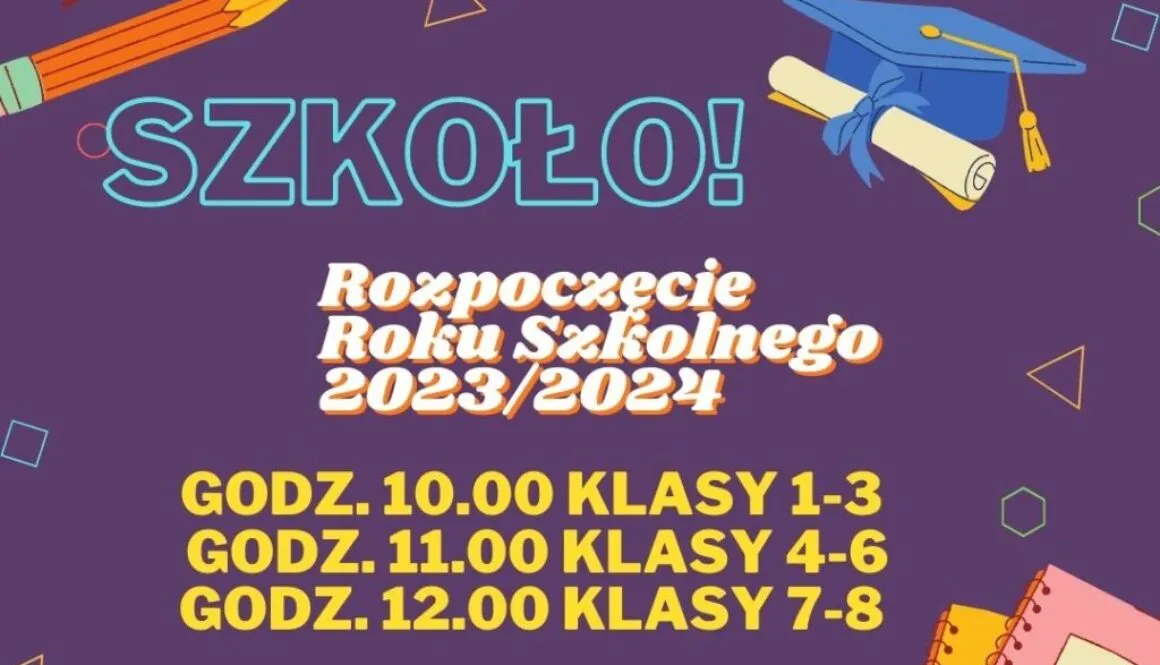Rozpoczęcie Roku Szkolnego 2023/2024