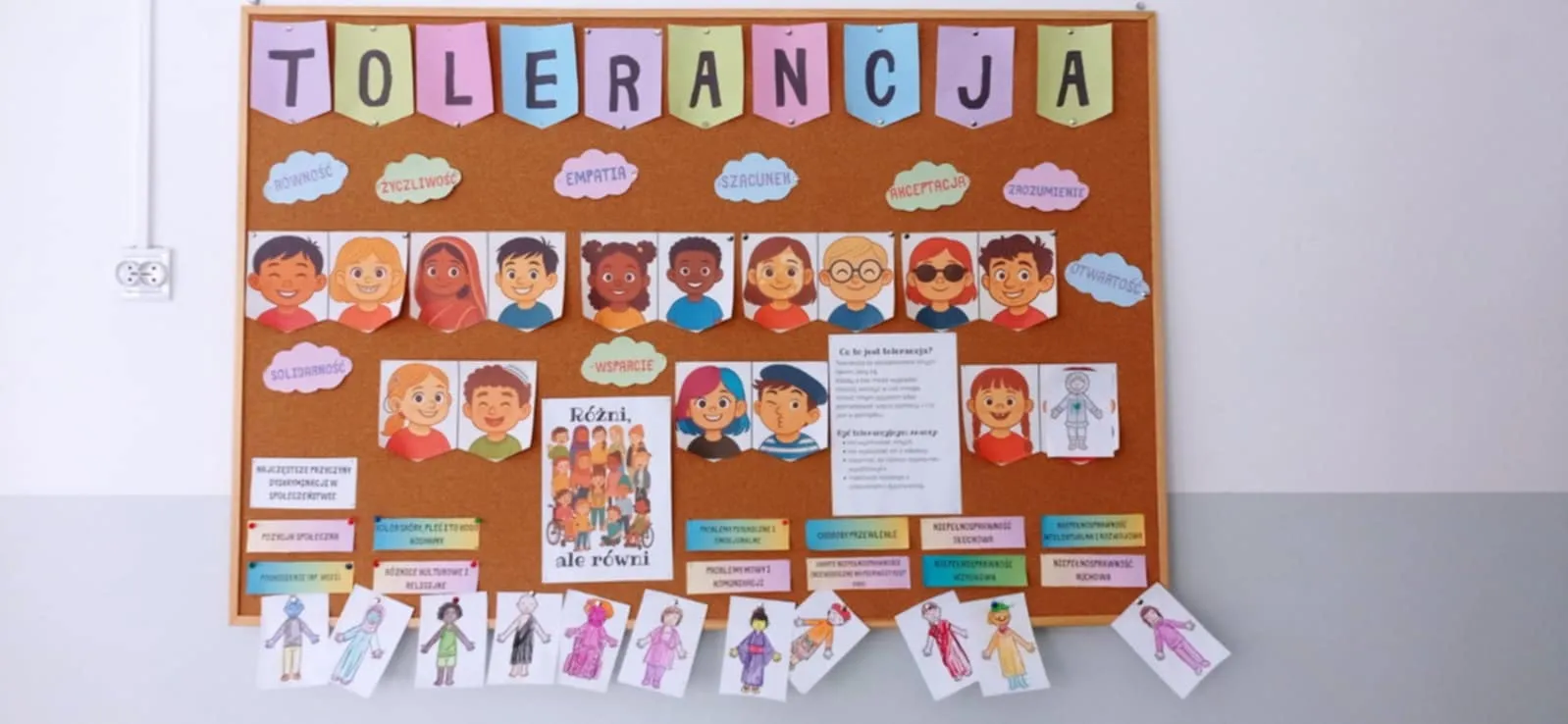 Gazetka edukacji wczesnoszkolnej na temat Dnia Tolerancji