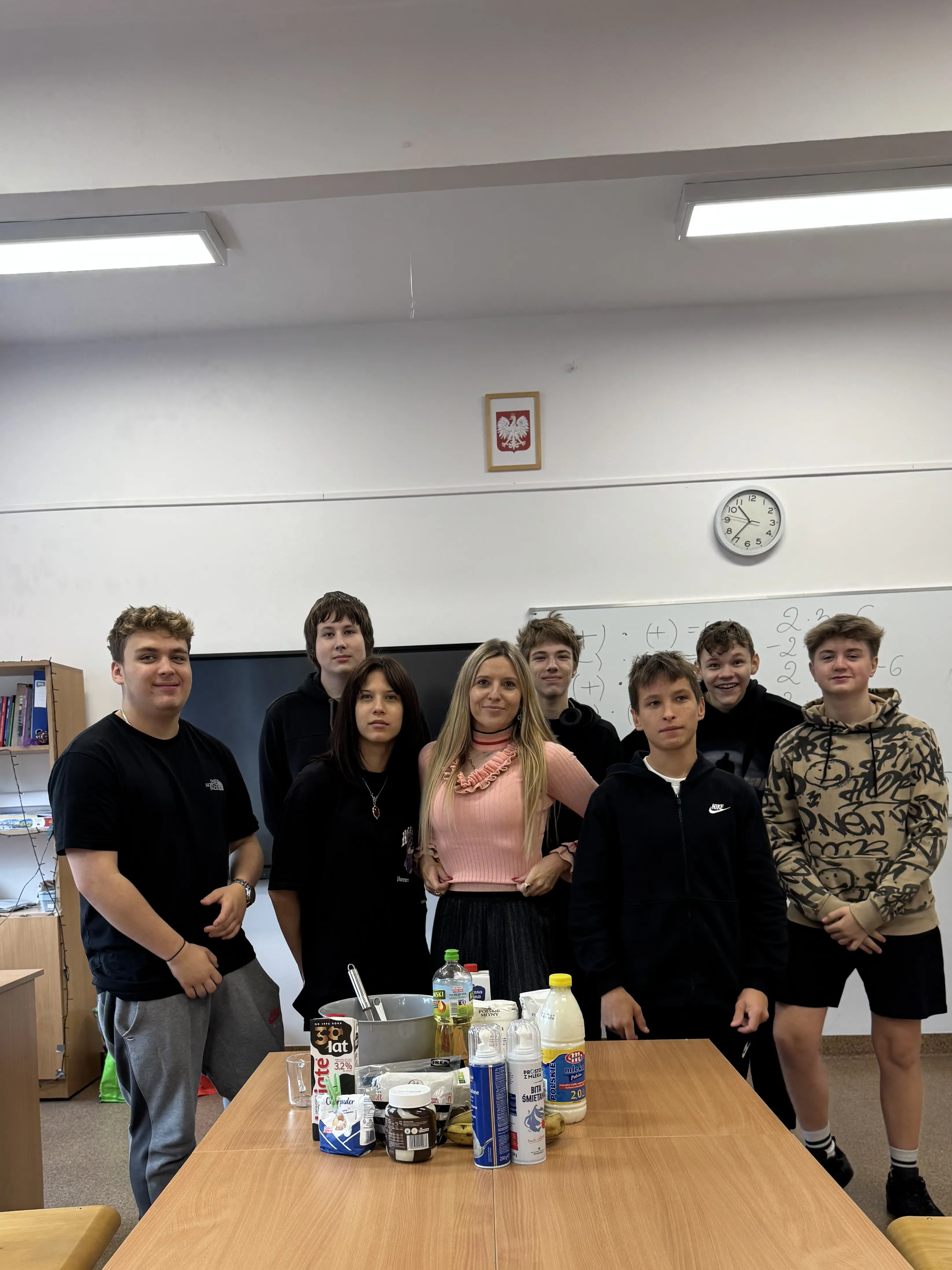 Wspólne śniadanie z klasą 8a – gofrowa integracja!