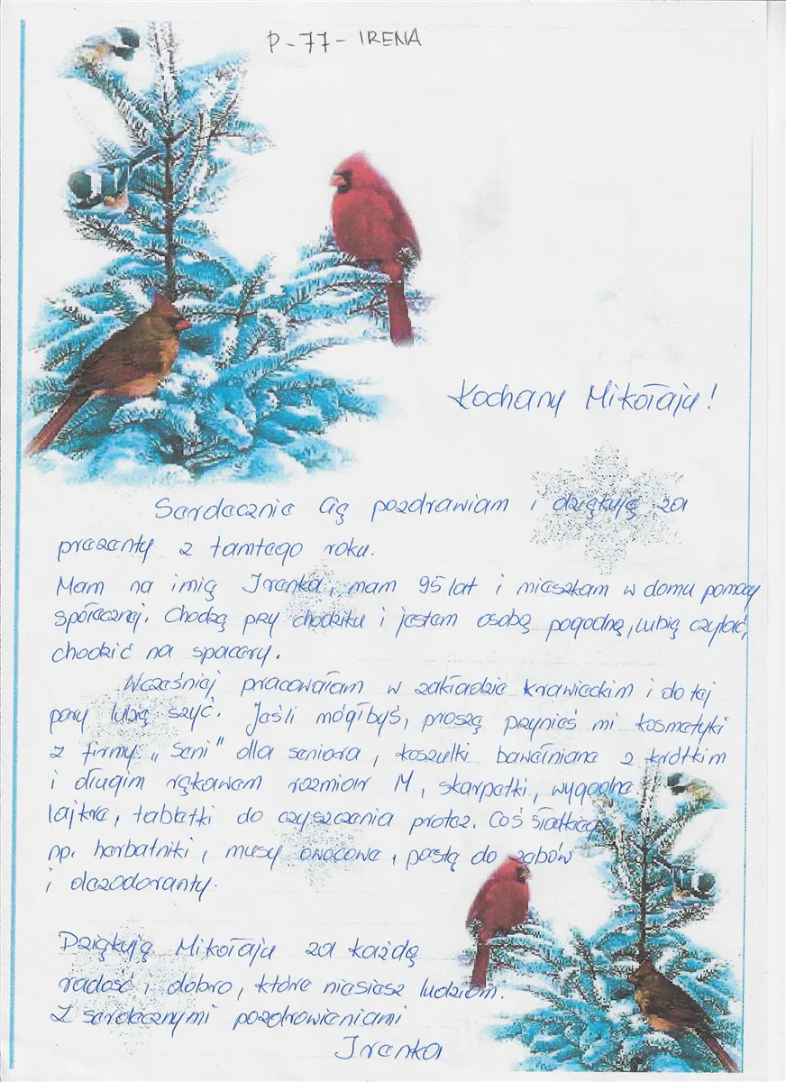 „Wybierz list i zostań Świętym Mikołajem dla Seniora!”