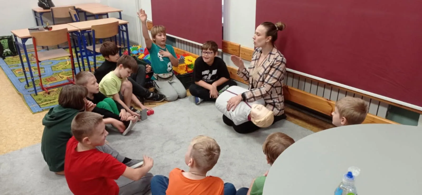 Lekcja Pierwszej Pomocy w klasach 1-3