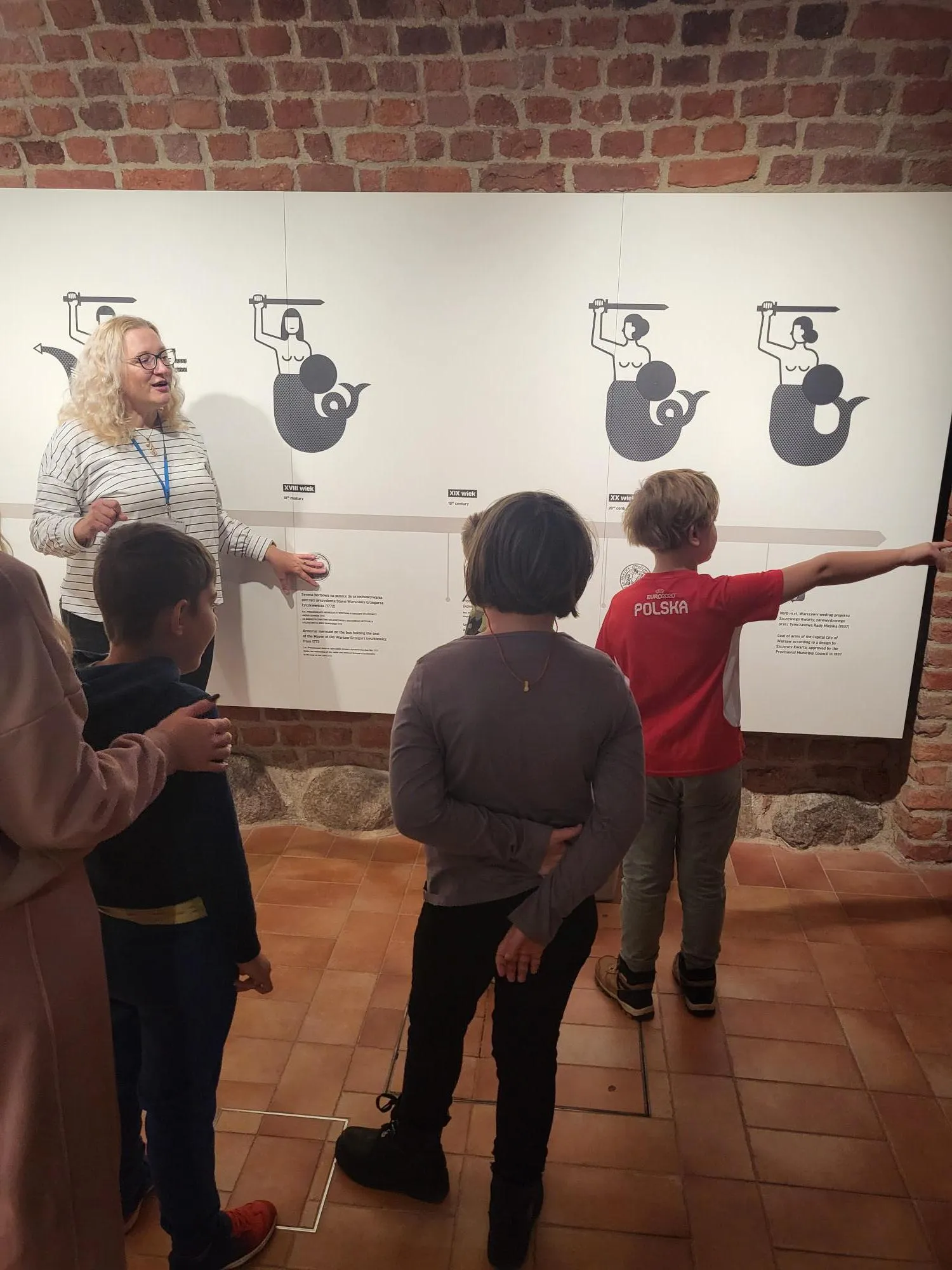 Uczniowie w Muzeum Warszawy 