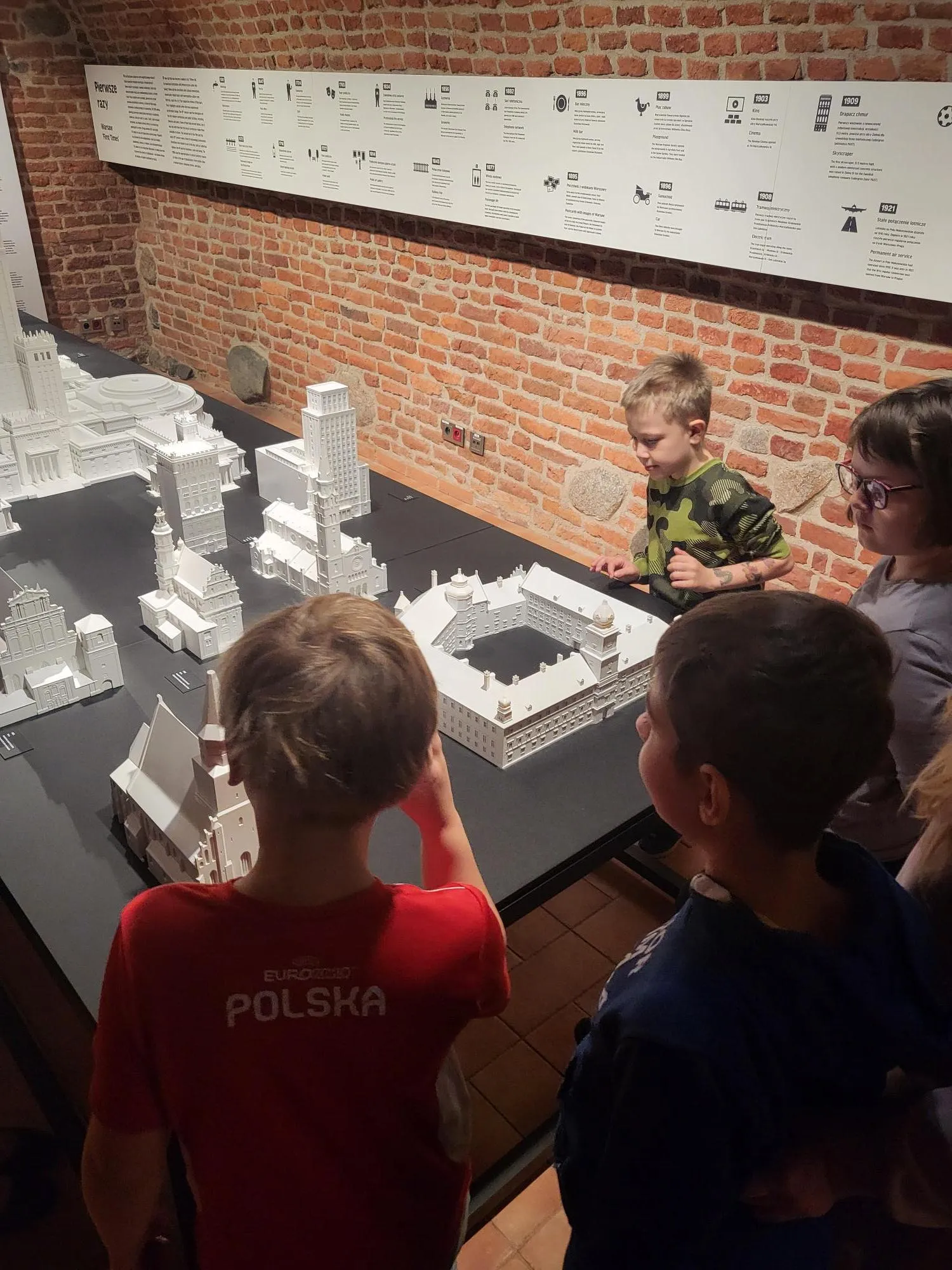 Uczniowie w Muzeum Warszawy 