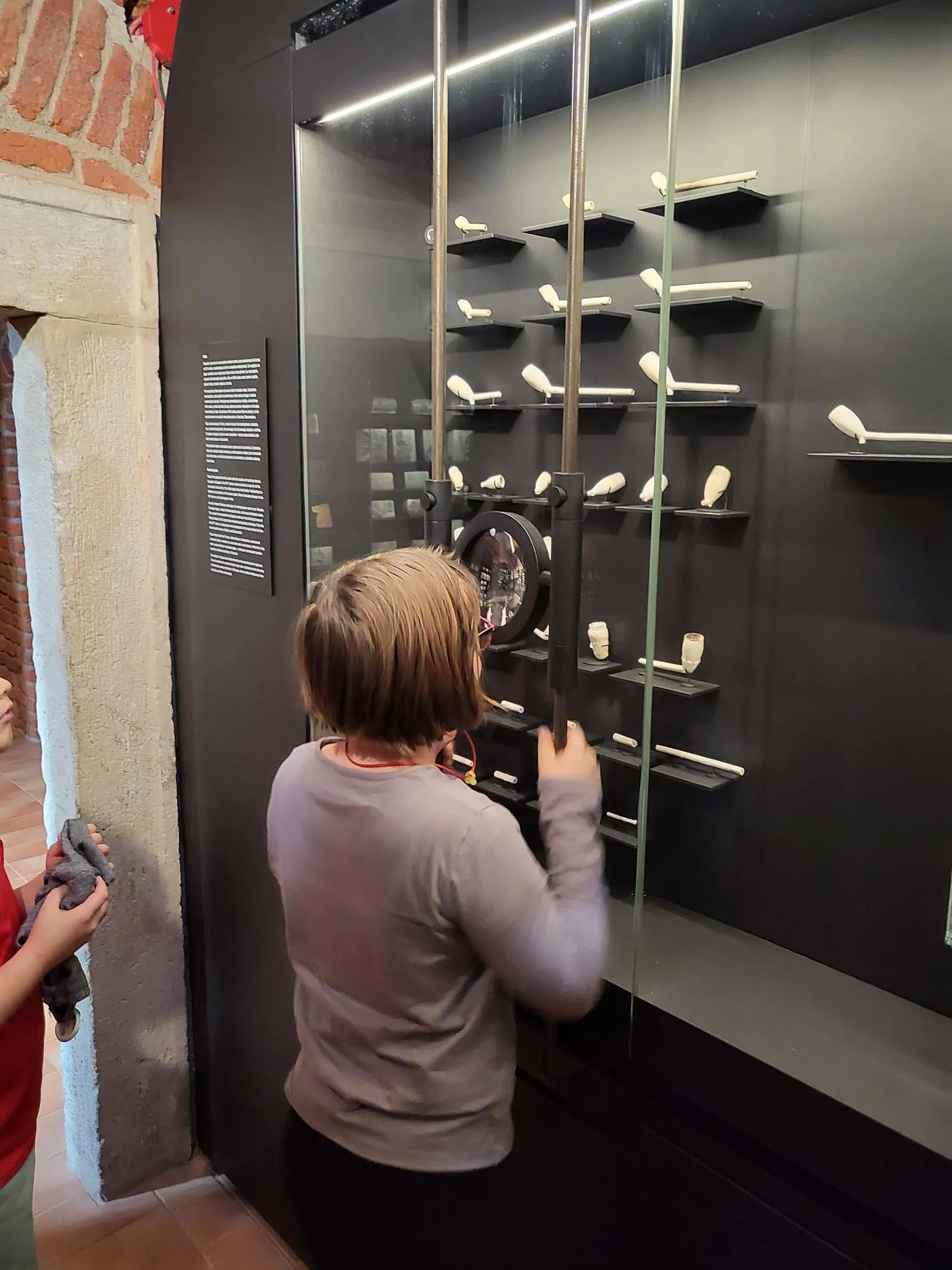 Uczennica w Muzeum Warszawy 