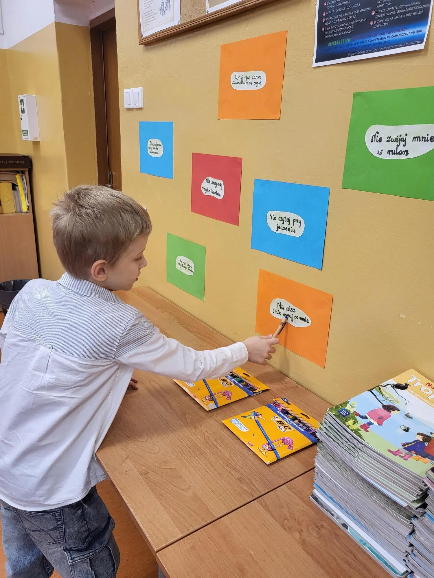 Zadania wykonywane przez uczniów w bibliotece szkolnej 