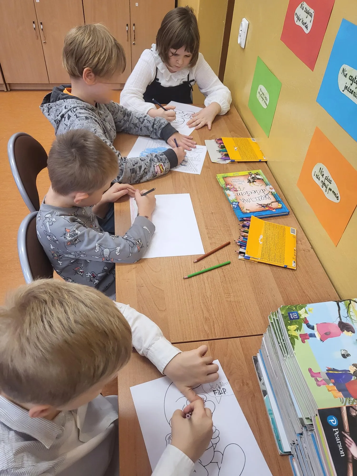 Zadania wykonywane przez uczniów w bibliotece szkolnej 