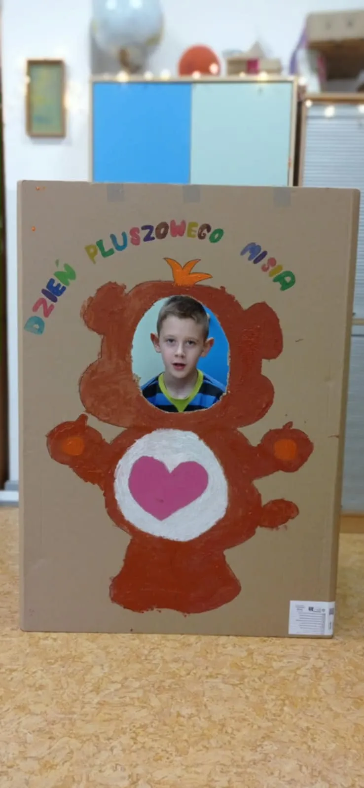 Sesja w misiowej fotobudce