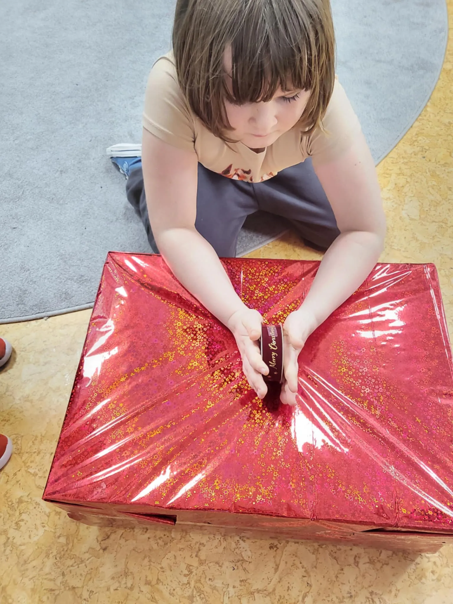 Pakowanie paczki dla Pani Ireny