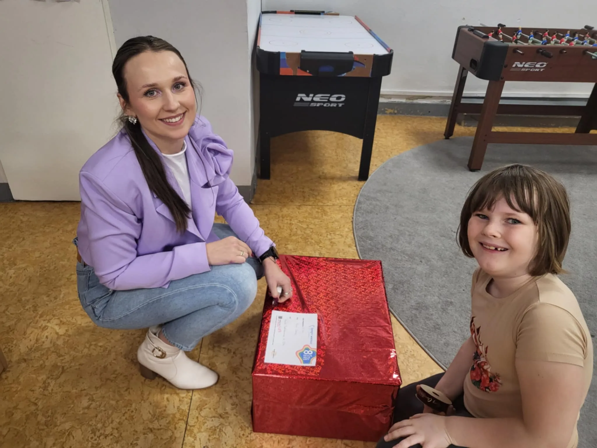 Pakowanie paczki dla Pani Ireny