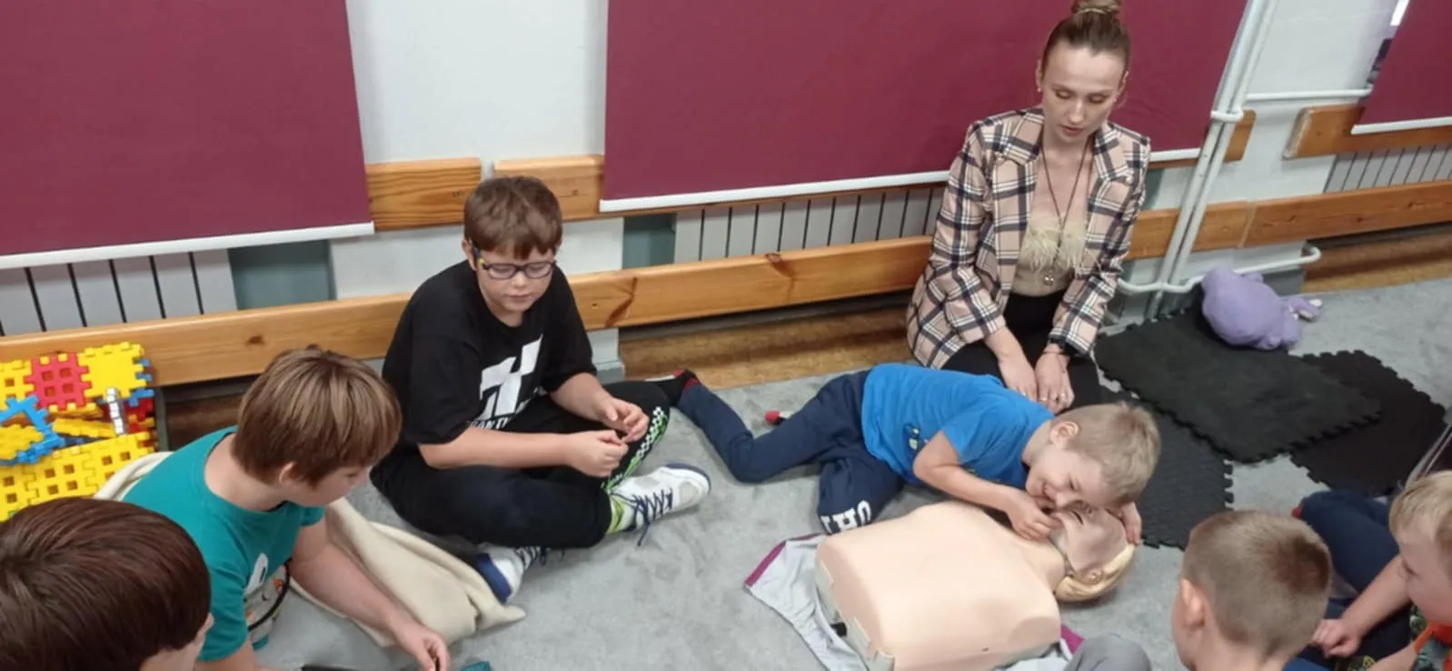 Lekcja Pierwszej Pomocy w klasach 1-3