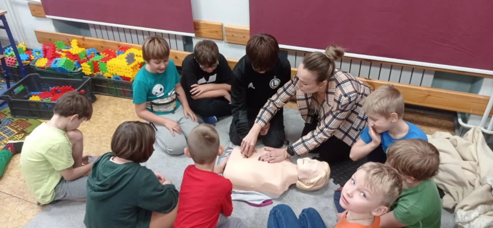 Lekcja Pierwszej Pomocy w klasach 1-3