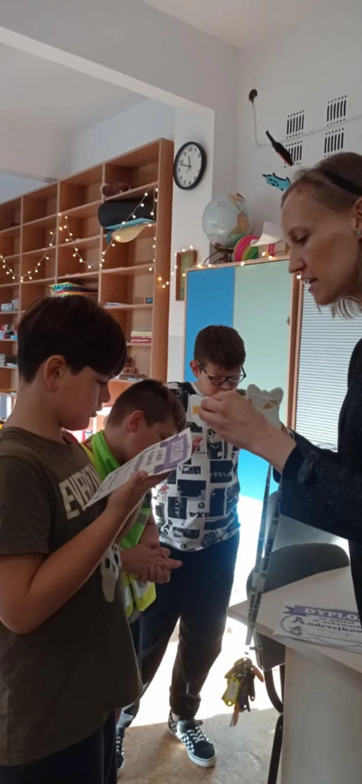 Wręczanie dyplomów i medali 